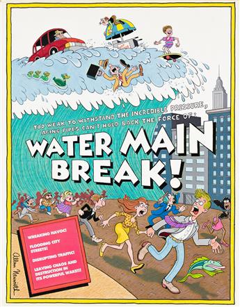 ALLAN NEUWIRTH (1956-) Water Main Break!